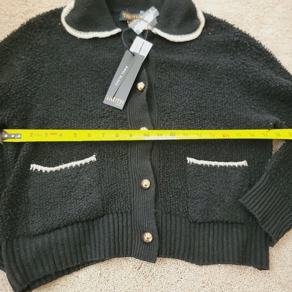 NWT TRUTH Cardigan Sweater L - Picture 8 of 10